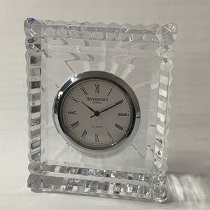 Waterford Crystal Small Rectangular Desk/Table Clock